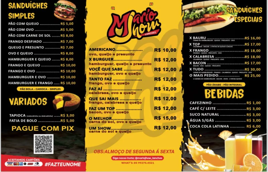 Mario Jhow Lanches