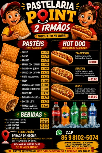 Pastelaria point 2 irmãos