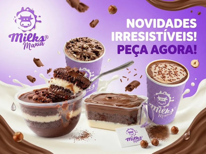 Milks Mania - Doces & Sorvete