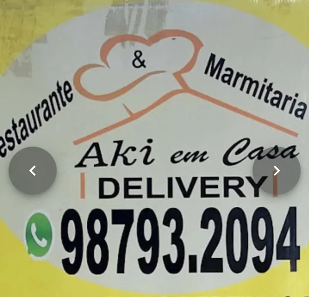 Aki em casa | Marmitaria e Restaurante