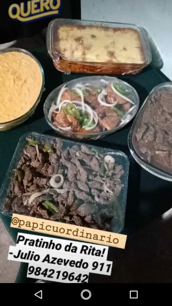 Comida caseira Rita