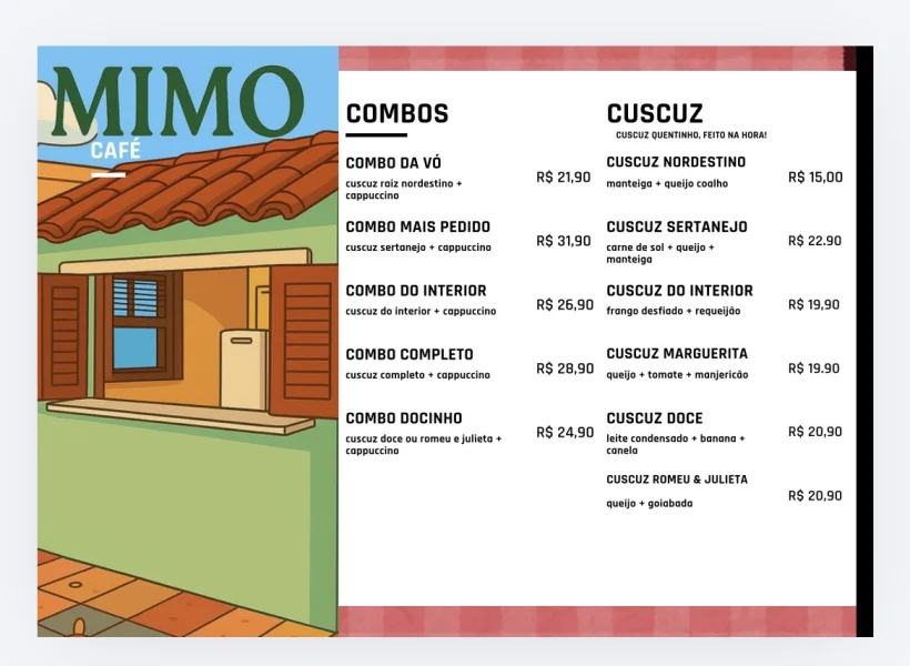 CAFÉ MIMO - LANCHONETE